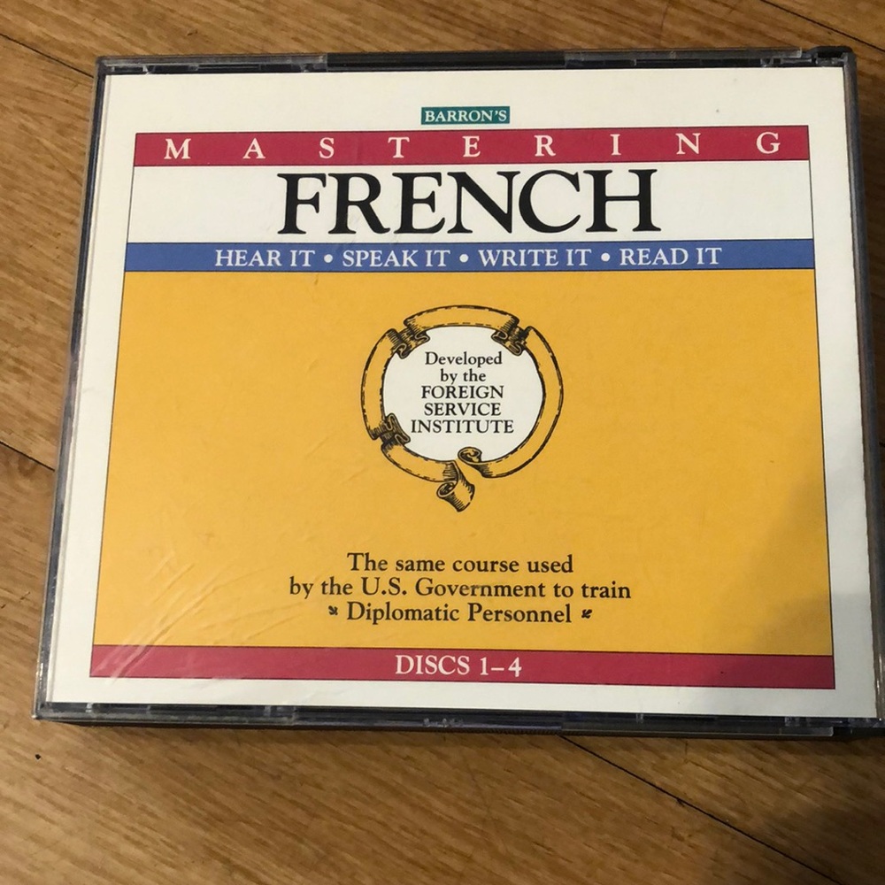 Barron’s Mastering French 4 disk cd set